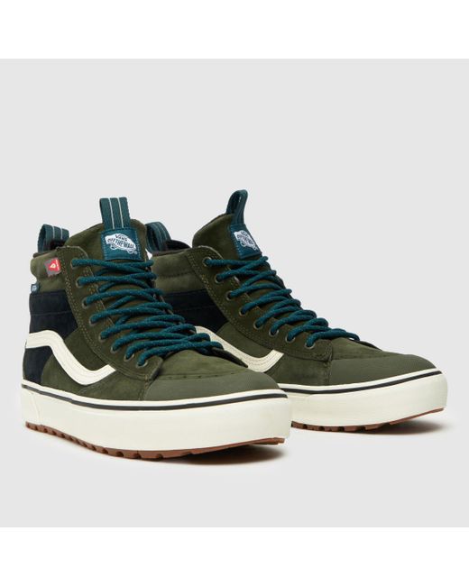vans sk8 hi green