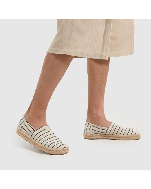 TOMS White Alpargata Rope 2.0 Sandals In for men