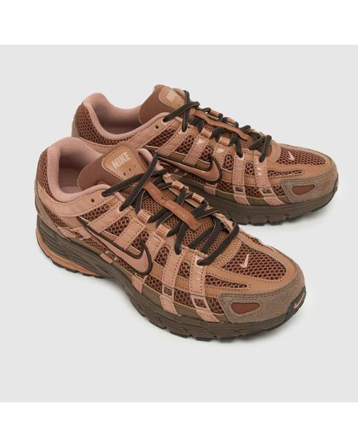 Nike Brown P-6000 Trainers for men