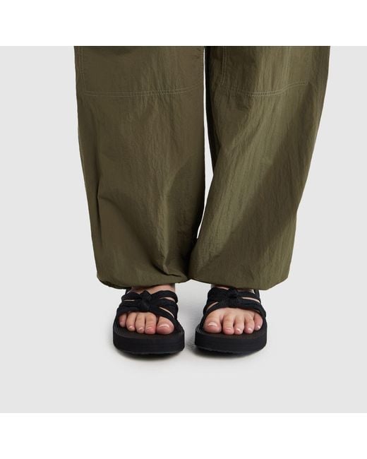 Teva Black Midform Kena Slim Sandals