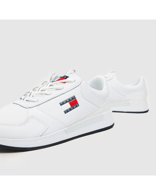 Tommy Hilfiger White Flexi Runner Trainers In for men