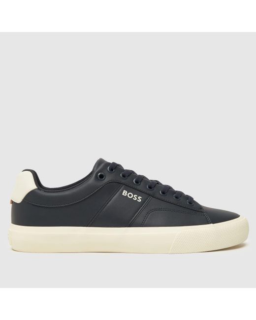 Boss Blue Aiden Tennis Trainers In for men