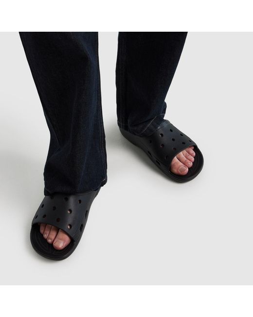 CROCSTM Black Saturday Slide Sandals for men