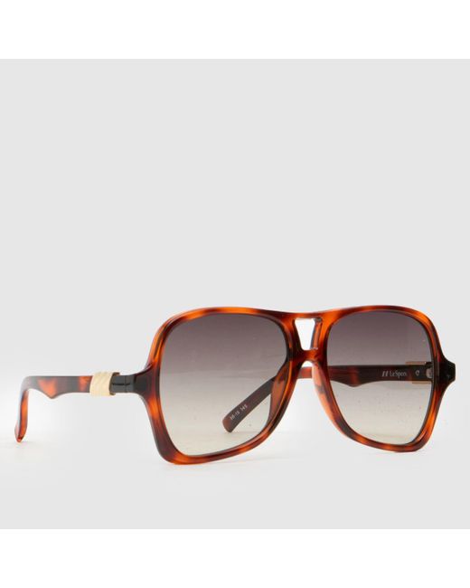 Le Specs Brown Fortune Teller Sunglasses