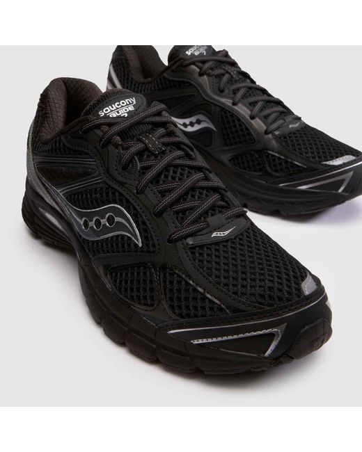 Saucony Black Guide 7 Trainers for men