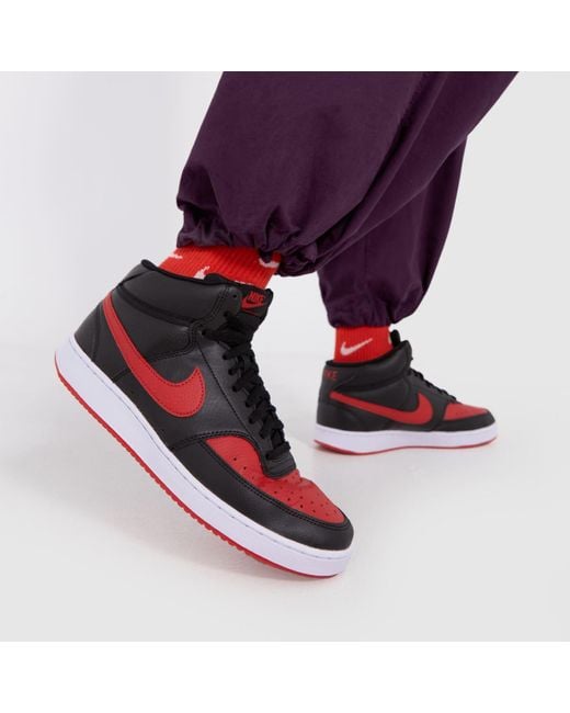 nike court vision mid trainers