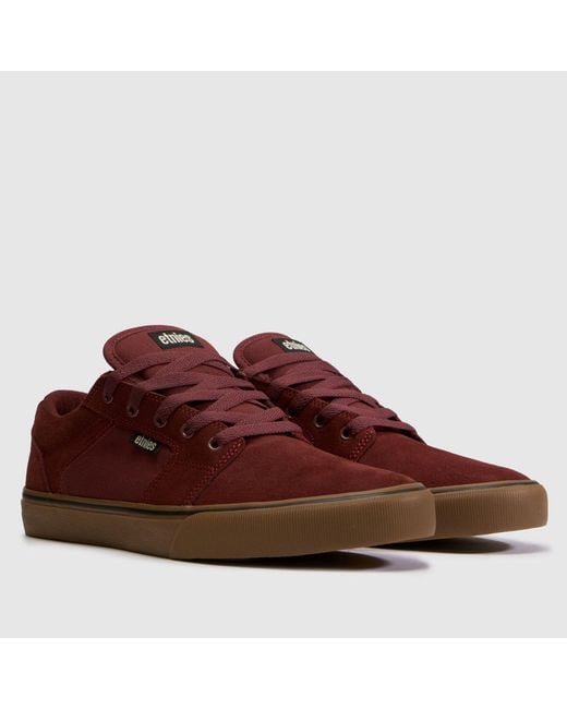 Etnies Brown Barge Ls Trainers for men