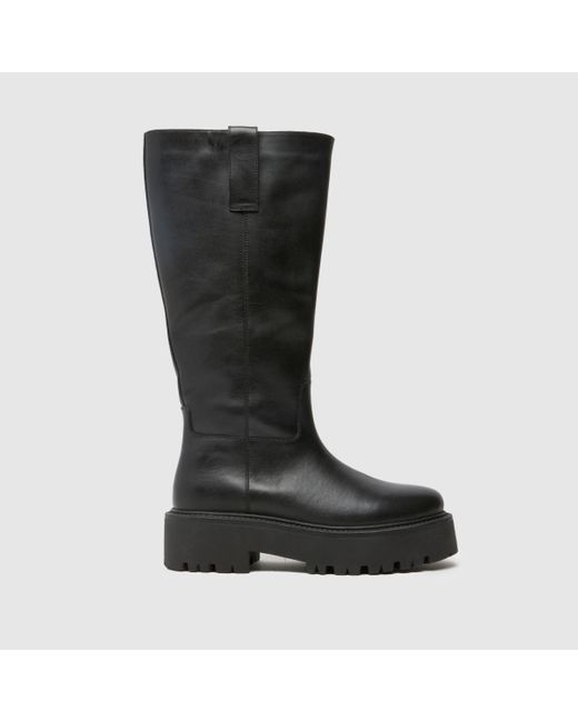 Schuh Black Darina Knee High Boots