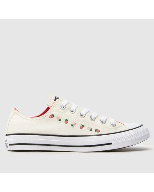 Converse White All Star Ox Trainers