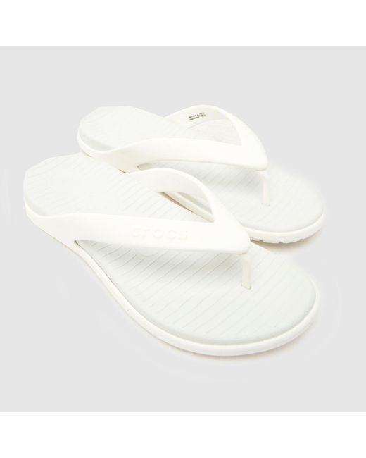 CROCSTM White Coast Flip Sandals for men