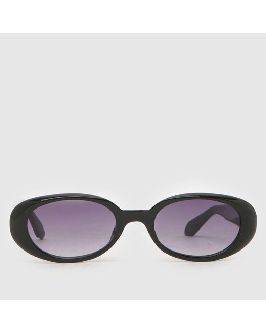 Quay Black Felt Cute Sunglasses