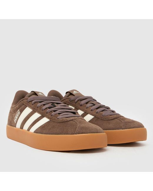Adidas Brown Vl Court 3.0 Trainers