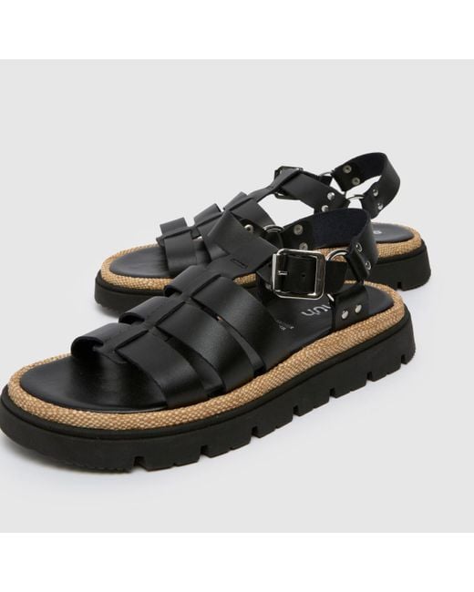 Schuh Black Texas Gladiator Sandals In