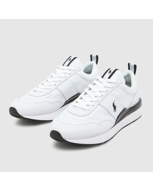 Polo Ralph Lauren White Train 89 Trainers for men