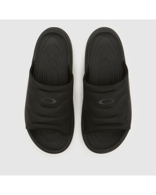 Oakley Black Studio Slide Sandals for men