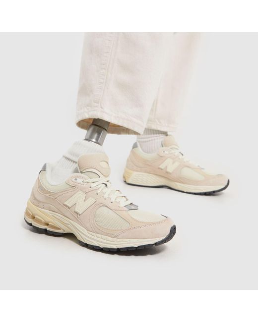 New Balance White 2002r Trainers In