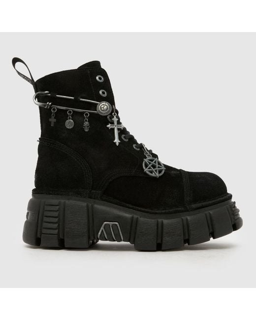 New Rock Black Rogue Boots