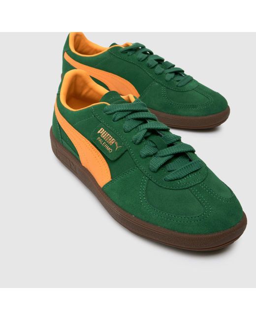 PUMA Green Palermo Trainers In
