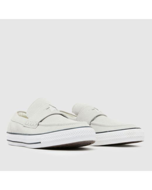 Converse White All Star Loafer Trainers for men