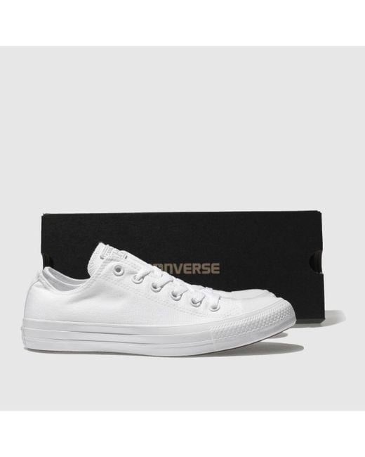 Converse White All Star Mono Ox Trainers for men
