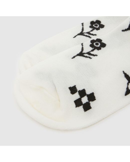 Vans White Sereno Crew Sock