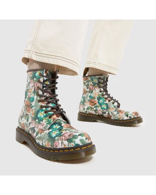 Dr. Martens Green 1460 Boots In
