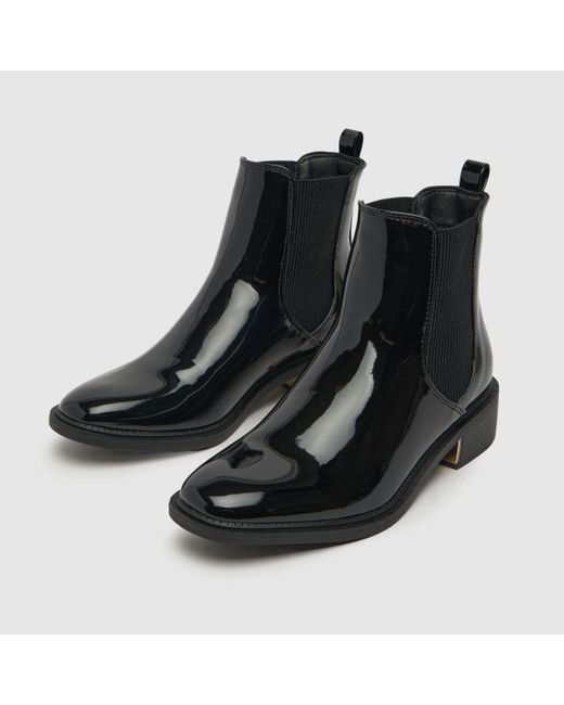 Schuh Black Women's Camila Hardware Chelsea Boots