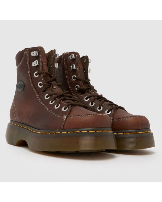 Dr. Martens Brown Buzz 8 Eye Boots