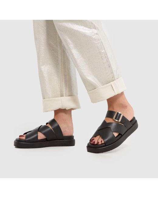 Barbour Black Annalise Sandals In