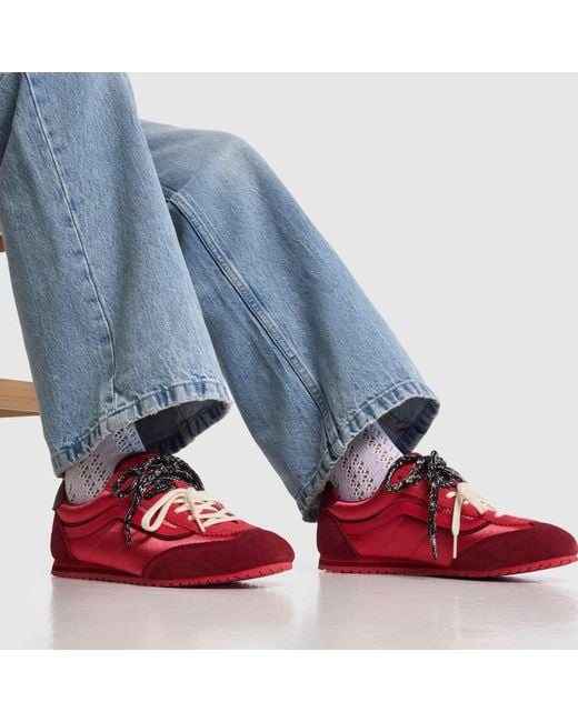 Vans Red Super Lowpro Trainers