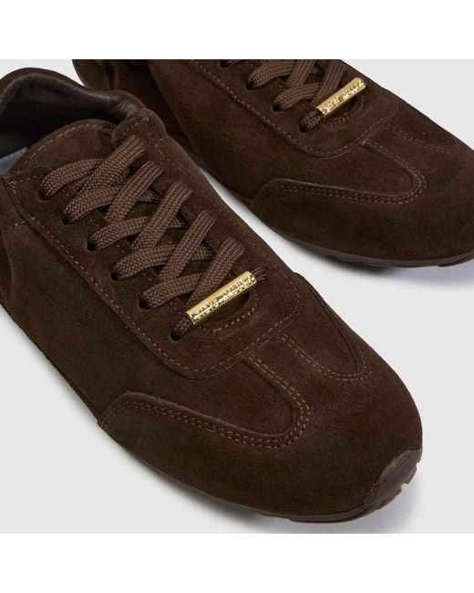 Steve Madden Brown Bobby-S Trainers