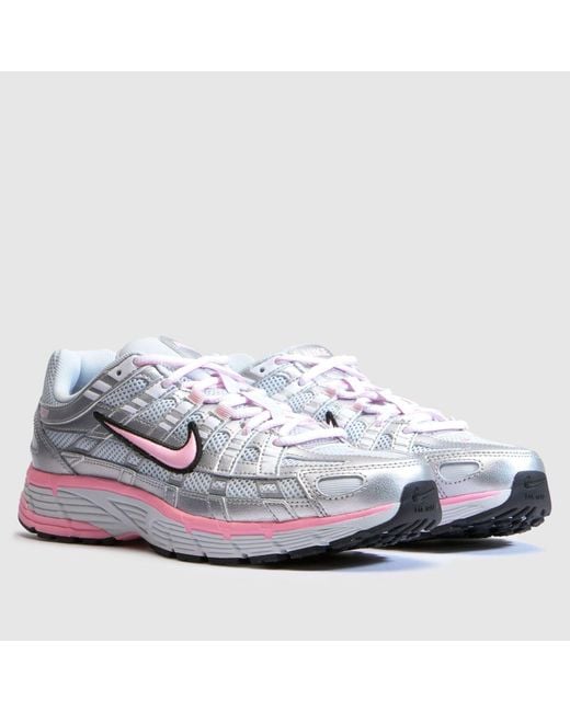 Nike White P-6000 Trainers