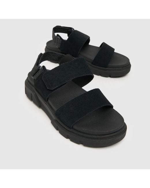 Timberland Black Greyfield Sandals In