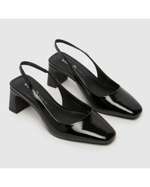 Schuh Black Shae Slingback Court Low Heels