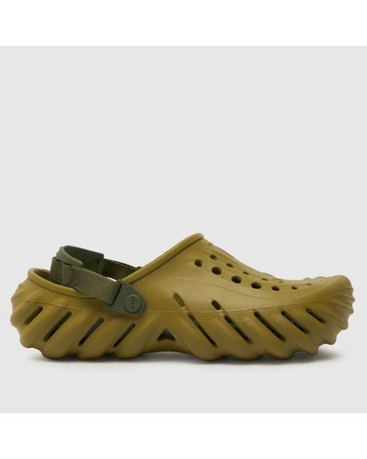 CROCSTM Green Echo Clog Sandals In for men