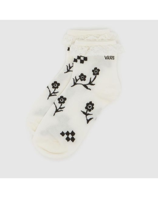 Vans White Sereno Crew Sock