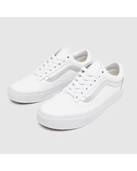 Vans White Old Skool Trainers