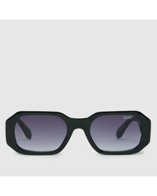 Quay Black Hyped Up Sunglasses