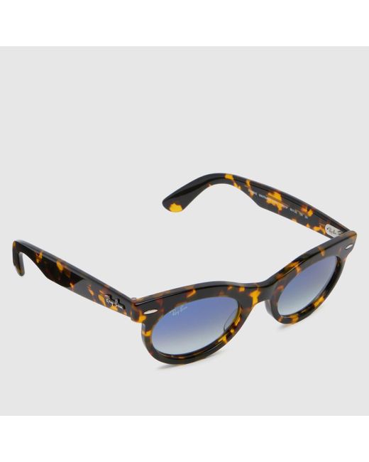 Ray-Ban Blue Wayfarer Oval Sunglasses