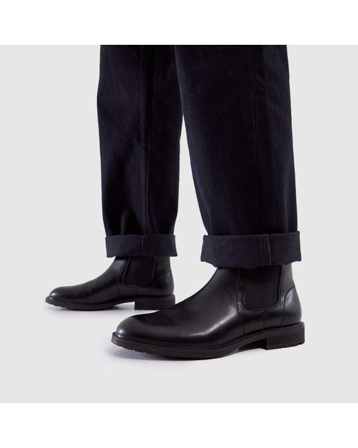 Schuh Black Declan Chelsea Boots for men