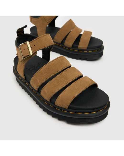Dr. Martens Brown Blaire Sandals In