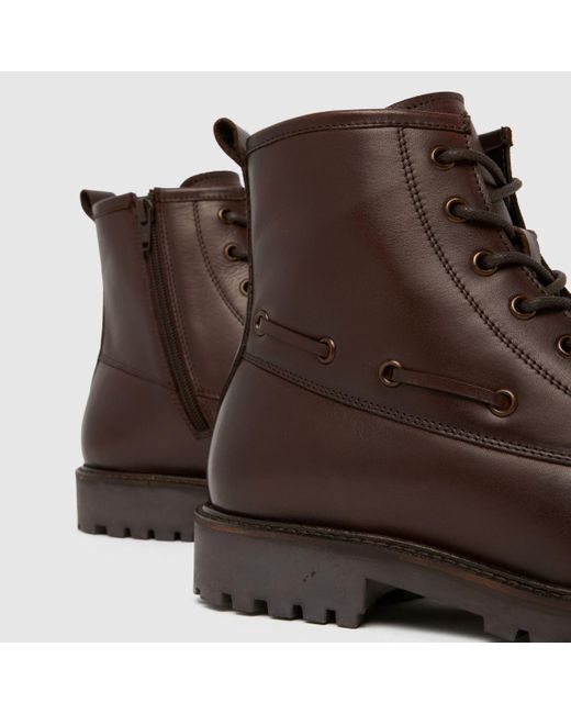 Schuh Brown Darcy Boat Boots for men