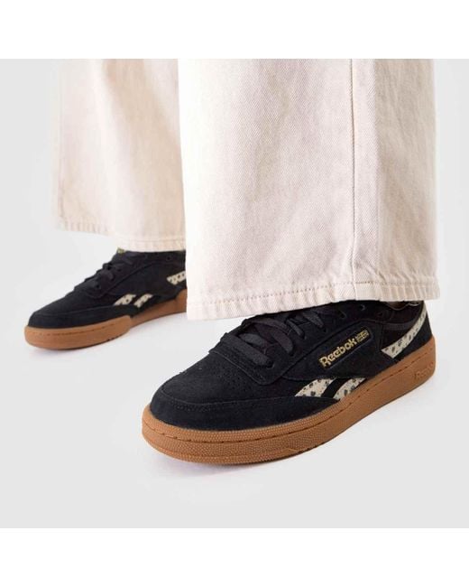 Reebok Black Club C Revenge Trainers