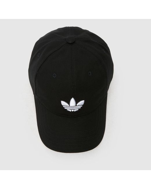Adidas Black Trefoil Baseball Cap