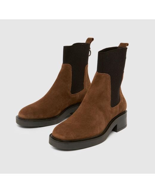 Schuh Brown Constance Suede Chelsea Boots