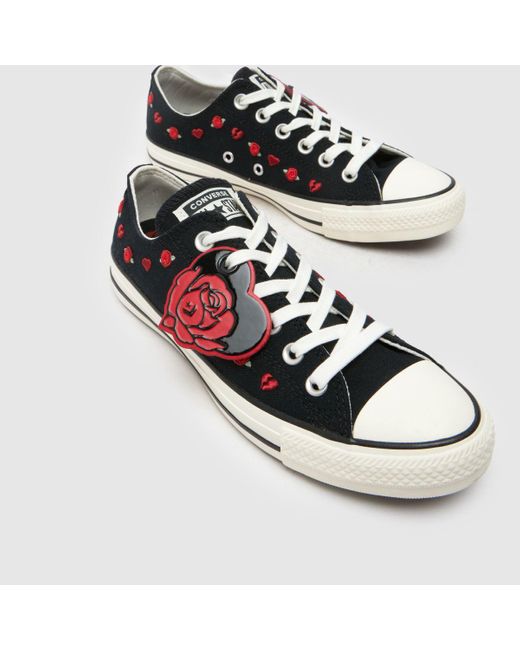 Converse Blue All Star Ox Valentines Trainers