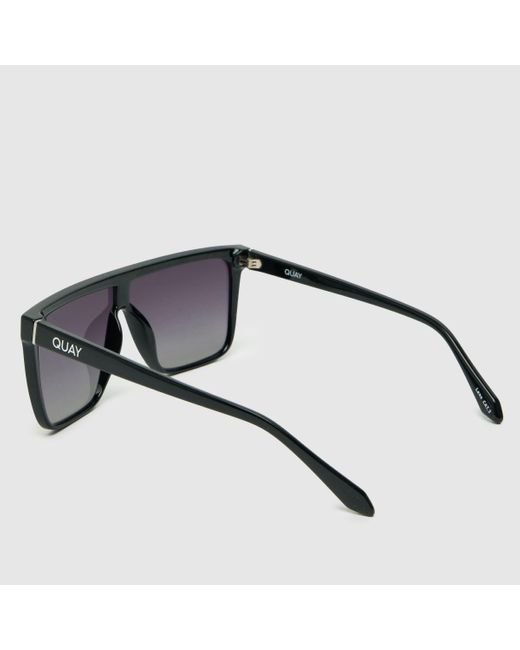 Quay Black Nightfall Sunglasses