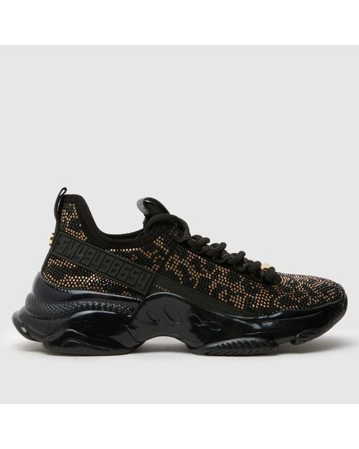 Steve Madden Black Maxilla-S Trainers