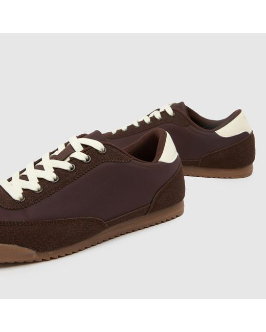 Schuh Brown Miko Slim Sole Trainers