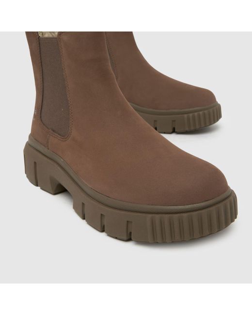 Timberland Brown Greyfield Chelsea Boots